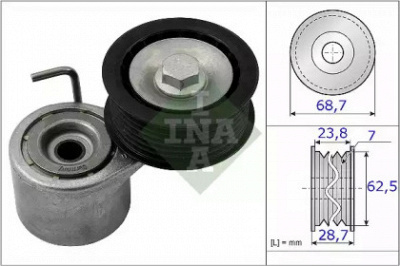 WILMINK GROUP wg1253572 -  Натяжная планка, поликлиновой ремень